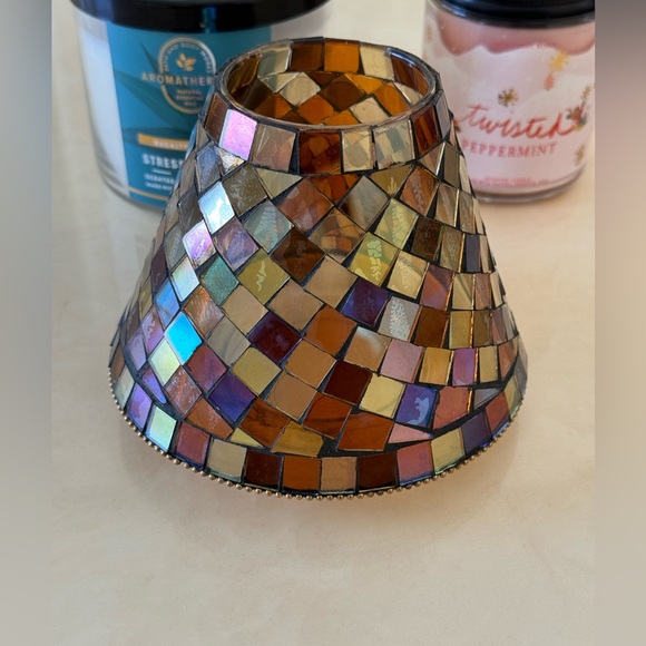 PartyLite HB3105U Global Fusion Mosaic Decorative Shade & Candles - Picture 5 of 7